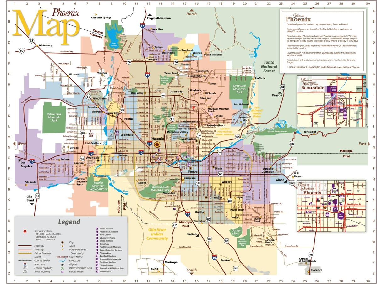 Phoenix cervecería mapa