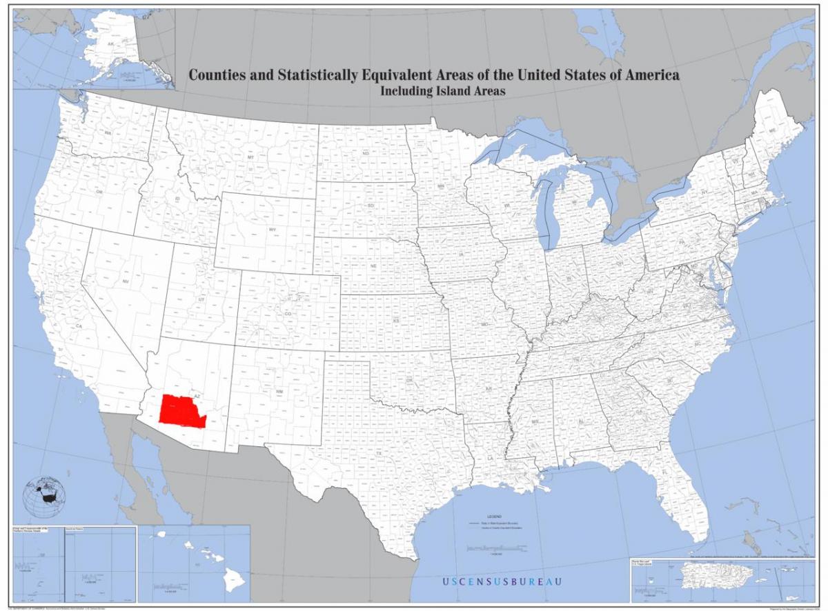 Phoenix, estados UNIDOS mapa
