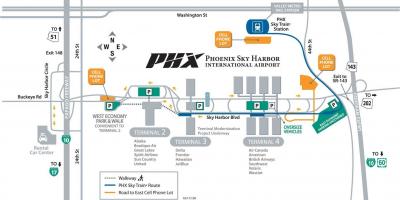 Mapa del aeropuerto de Phoenix